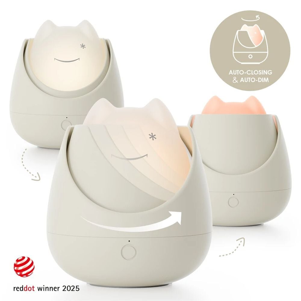 Nosiboo Lampa de veghe Zigg cu lumina rosie si temporizator Grey