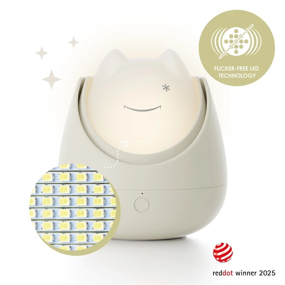 Nosiboo Lampa de veghe Zigg cu lumina rosie si temporizator Grey