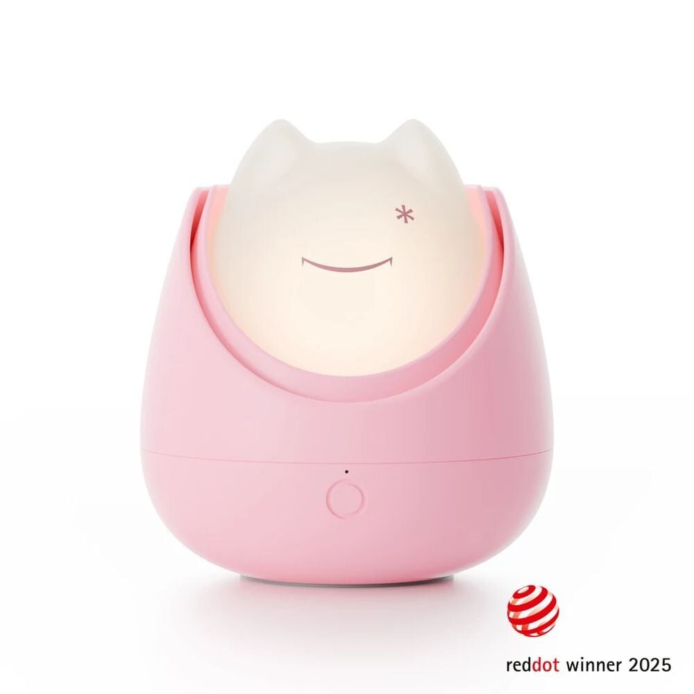 Nosiboo Lampa de veghe Zigg cu lumina rosie si temporizator Pink