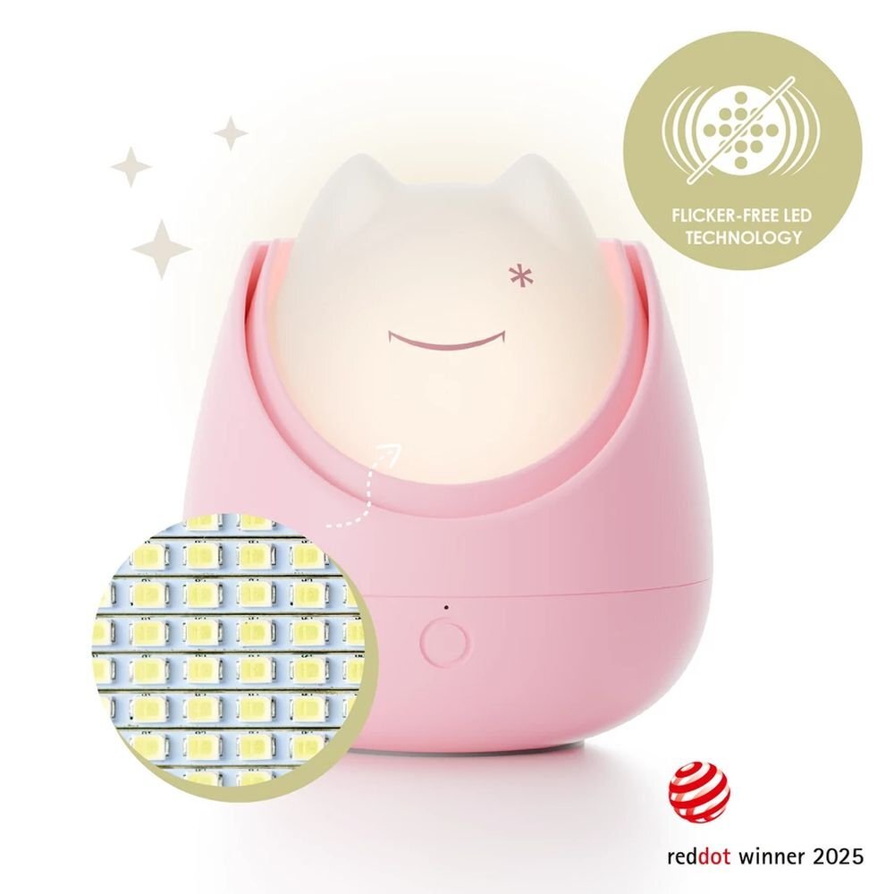Nosiboo Lampa de veghe Zigg cu lumina rosie si temporizator Pink