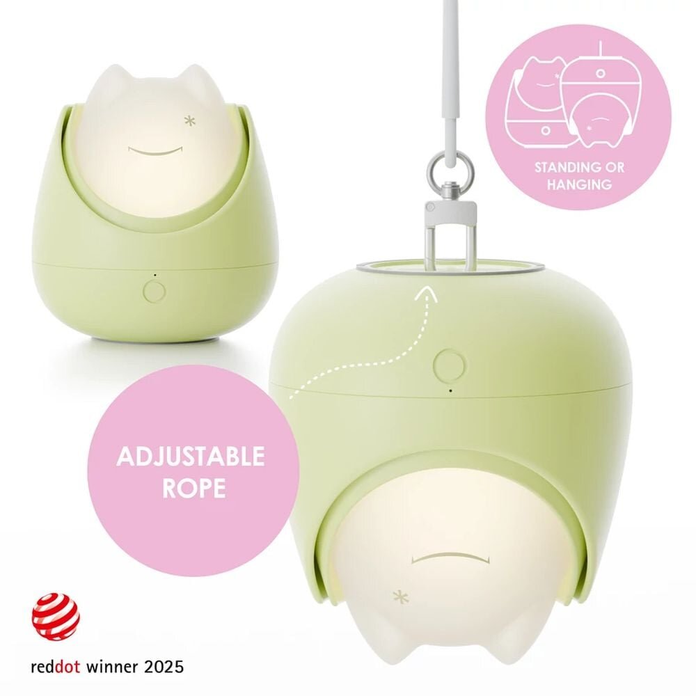 Nosiboo Lampa de veghe Zigg cu lumina rosie si temporizator Sage