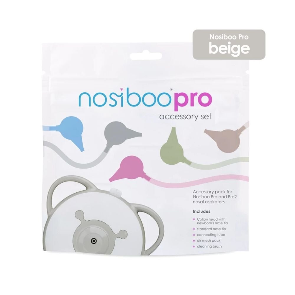 Nosiboo Set accesorii aspirator nazal electric Pro Bej