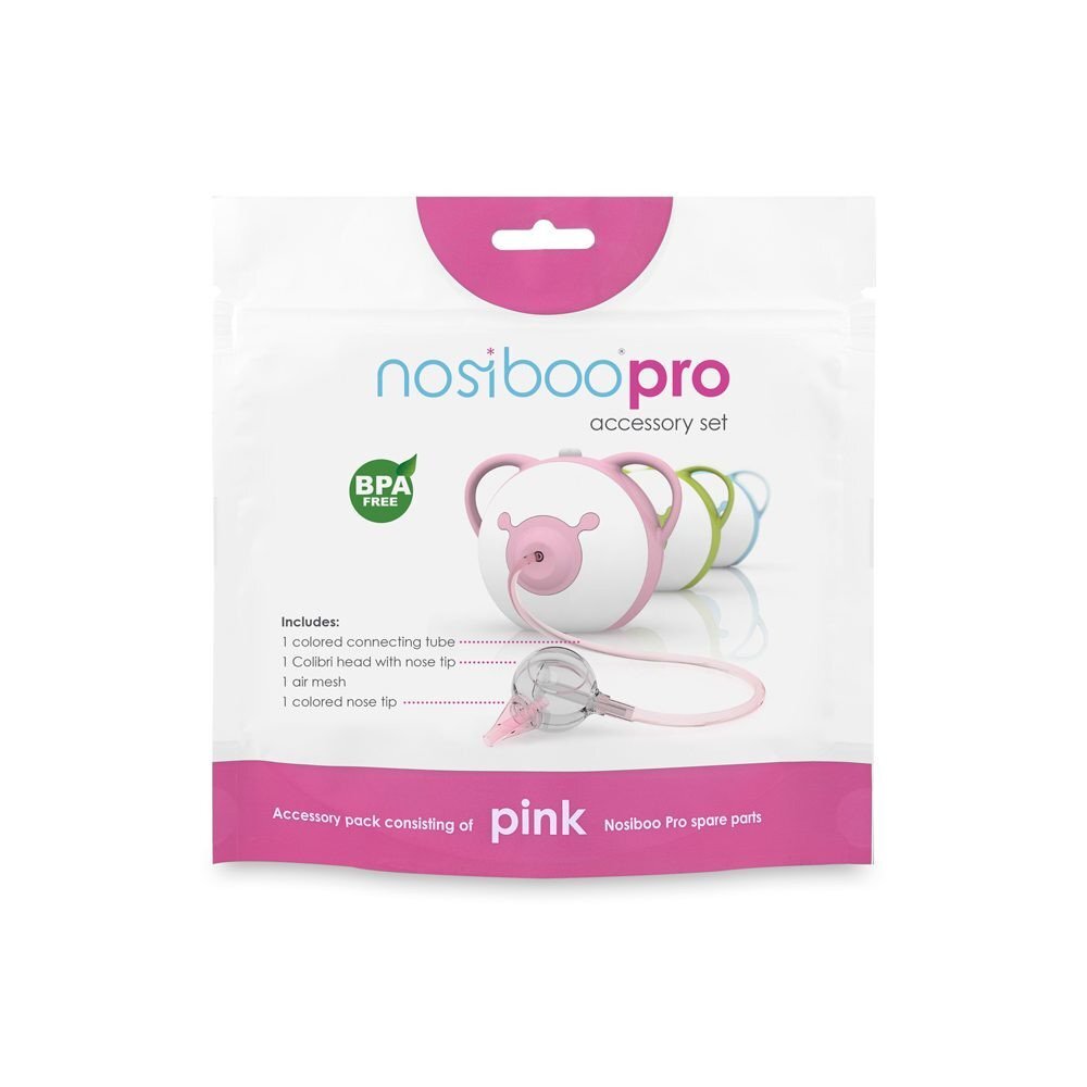 Nosiboo Set accesorii aspirator nazal Pro Pink