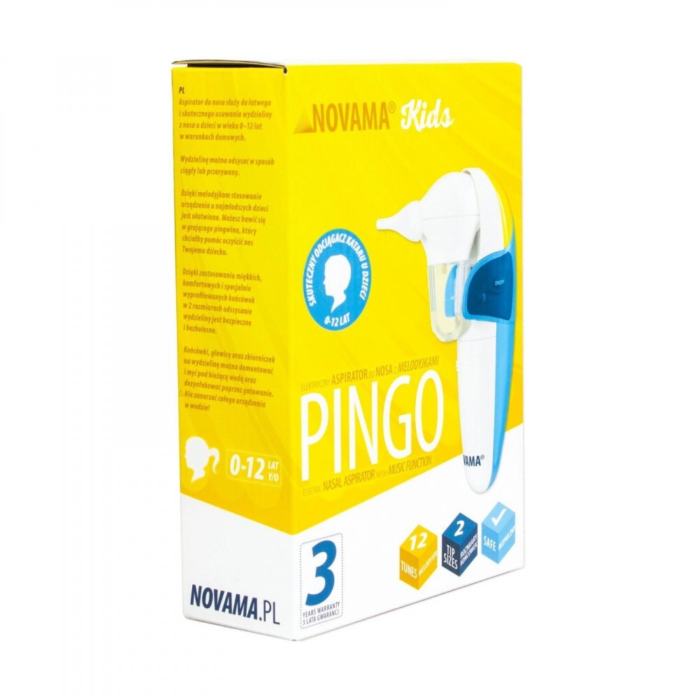 NOVAMA Aspirator nazal electric Pingo pentru copii 0-12 ani