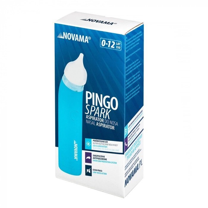 NOVAMA Aspirator nazal electric Pingo Spark pentru copii 0-12 ani albastru