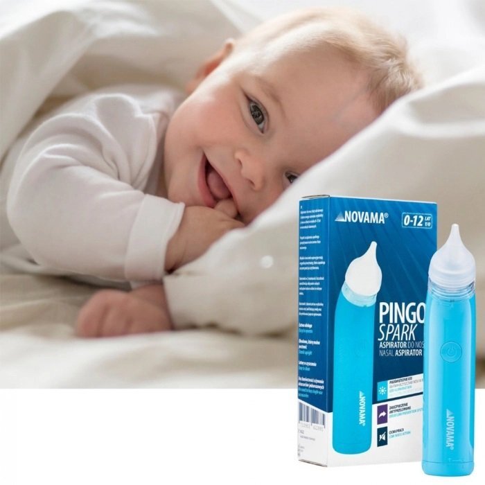 NOVAMA Aspirator nazal electric Pingo Spark pentru copii 0-12 ani albastru