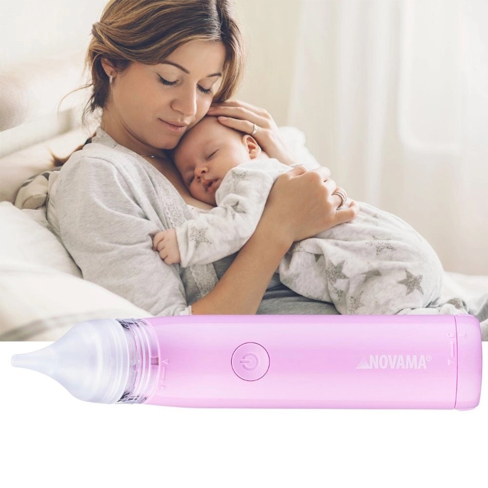NOVAMA Aspirator nazal electric Pingo Spark pentru copii 0-12 ani roz pastel