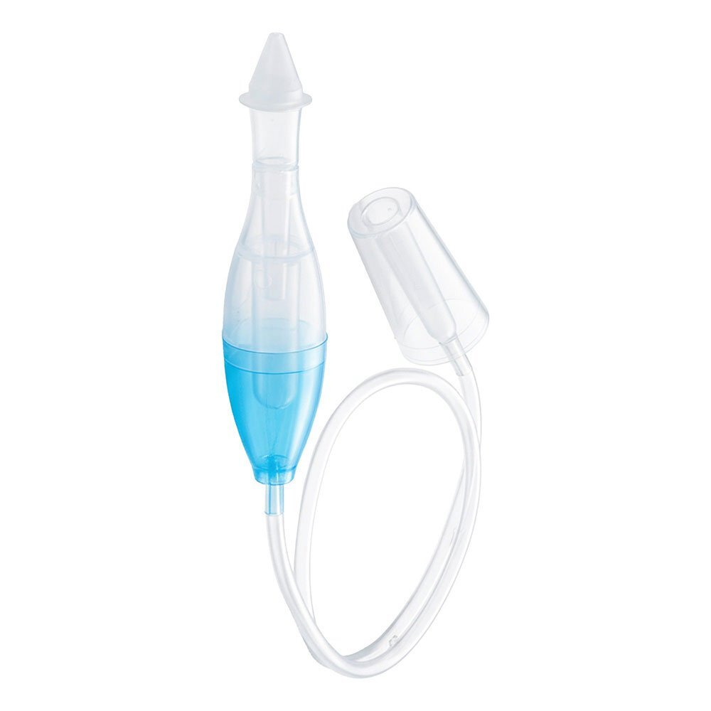 NOVAMA Aspirator nazal Nosa cu conectare la aspiratorul de uz casnic cu varf moale pentru copii din prima zi de viata si periuta din nylon pentru curatare