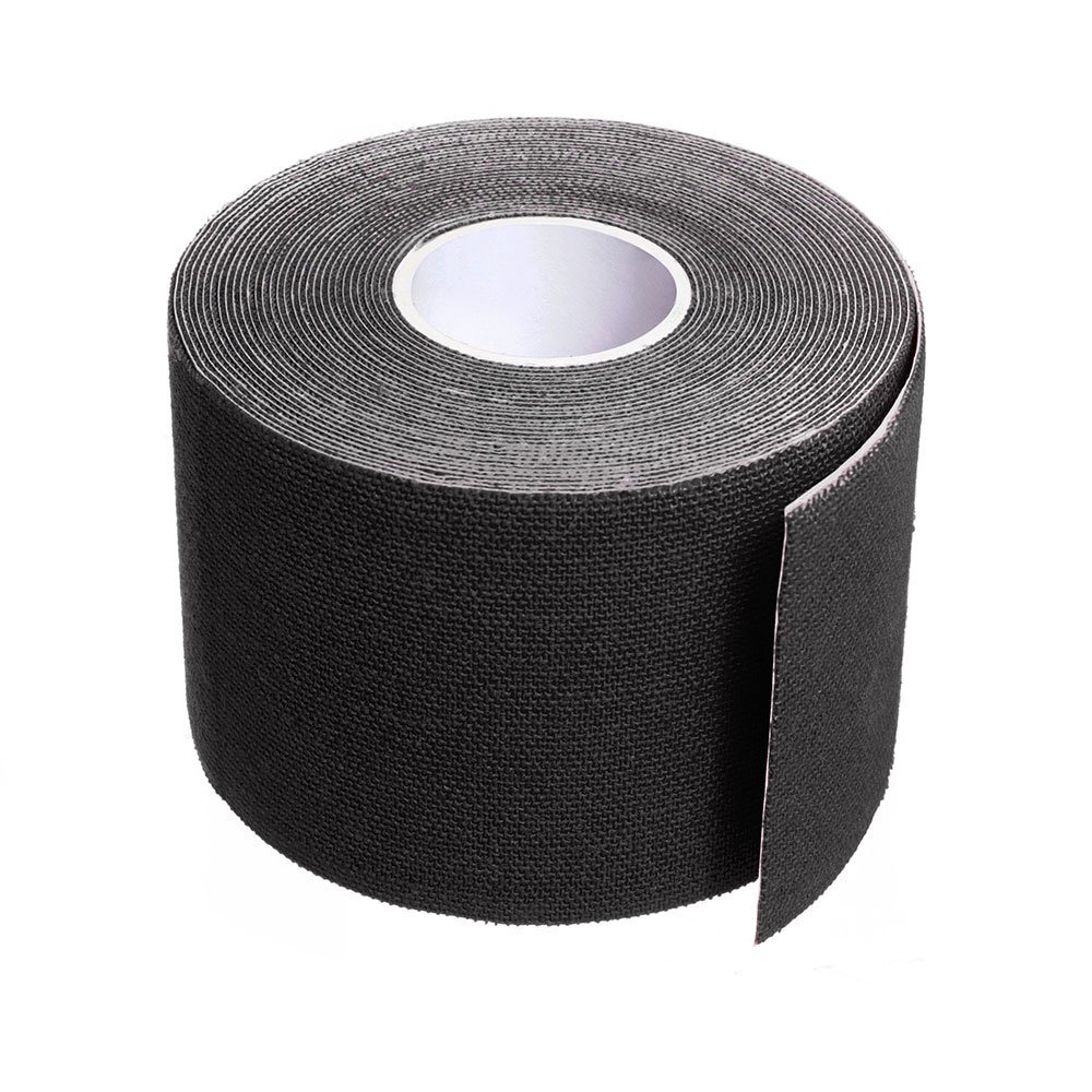 NOVAMA Banda Kinesiologica Kino2 impermeabila moale si confortabila fara latex 5 cm x 5 m negru