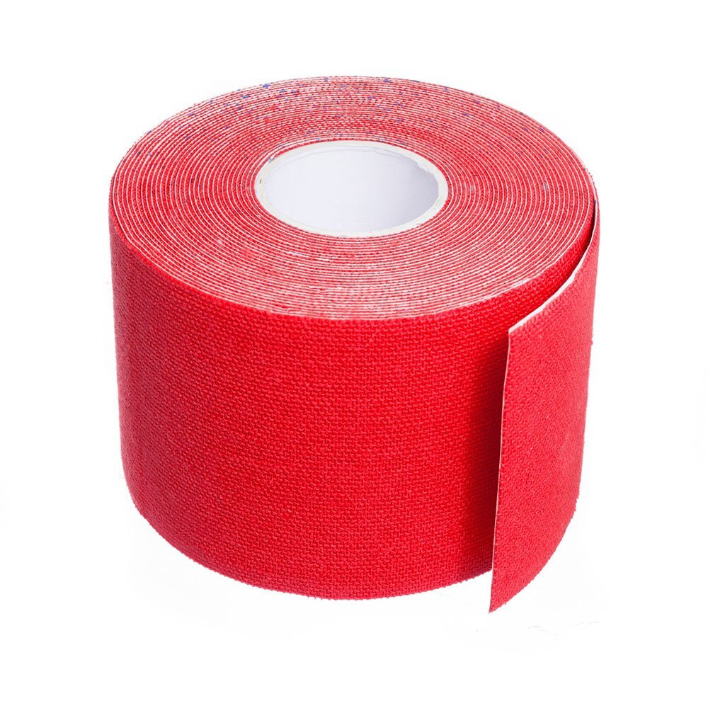 NOVAMA Banda Kinesiologica Kino2 impermeabila moale si confortabila fara latex 5 cm x 5 m rosu