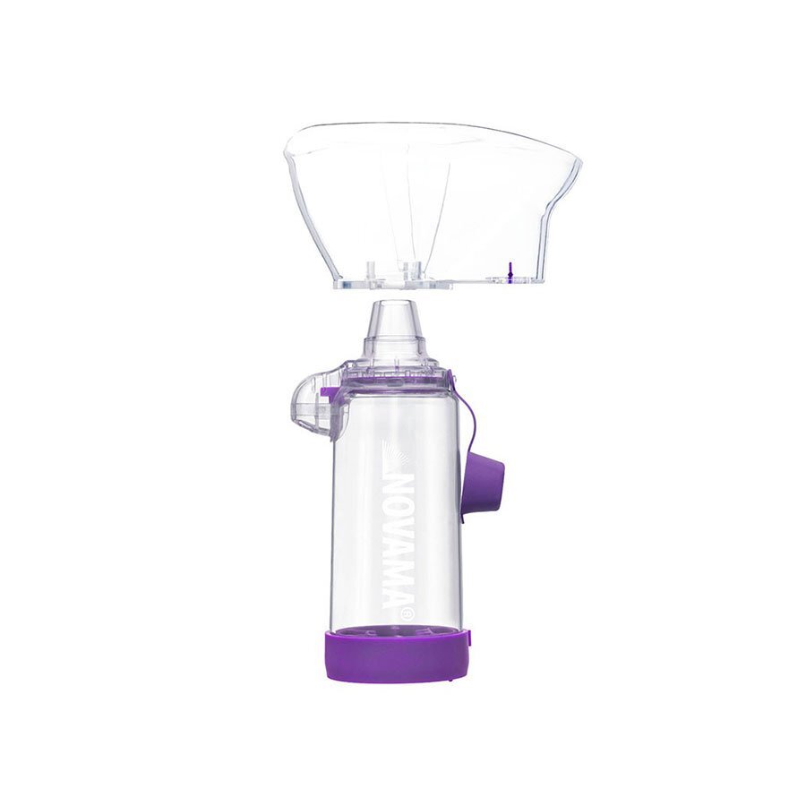 NOVAMA Camera de inhalare Pulma III cu masca pentru copii 5 ani + capacitate de 175 ml fabricata din material antistatic ABS fara BPA si latex