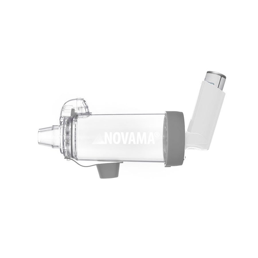 NOVAMA Camera de inhalare Pulma IV fara masca capacitate de 175 ml fabricata din material antistatic ABS fara BPA si latex