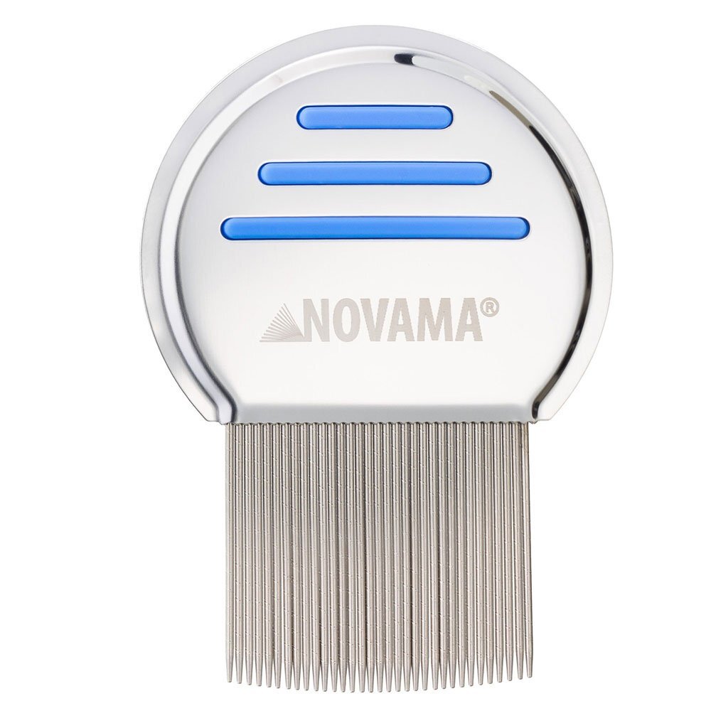 NOVAMA Pieptene Licer pentru indepartarea paduchilor si a lindinilor din otel inoxidabil dinti lungi 50 x 50 mm