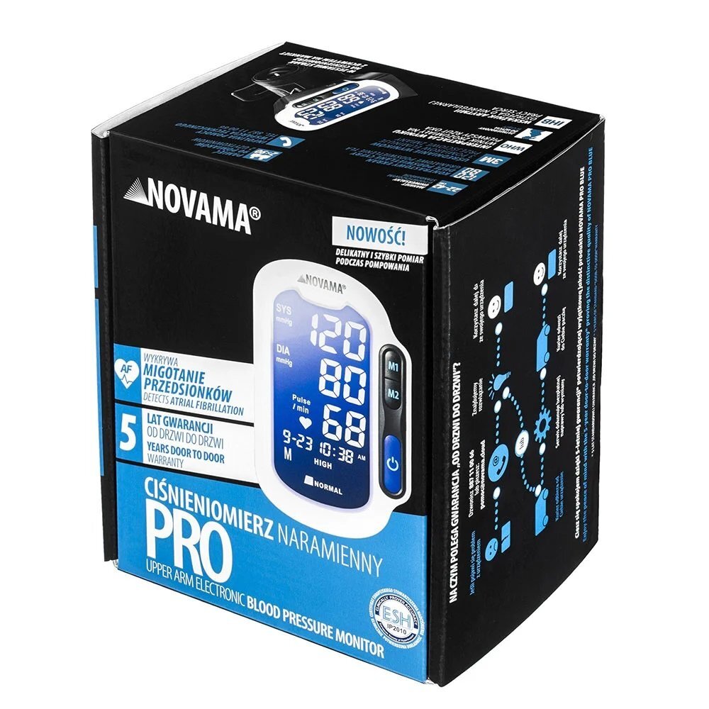 NOVAMA Tensiometru electronic de brat Pro manseta universala 22 - 42 cm