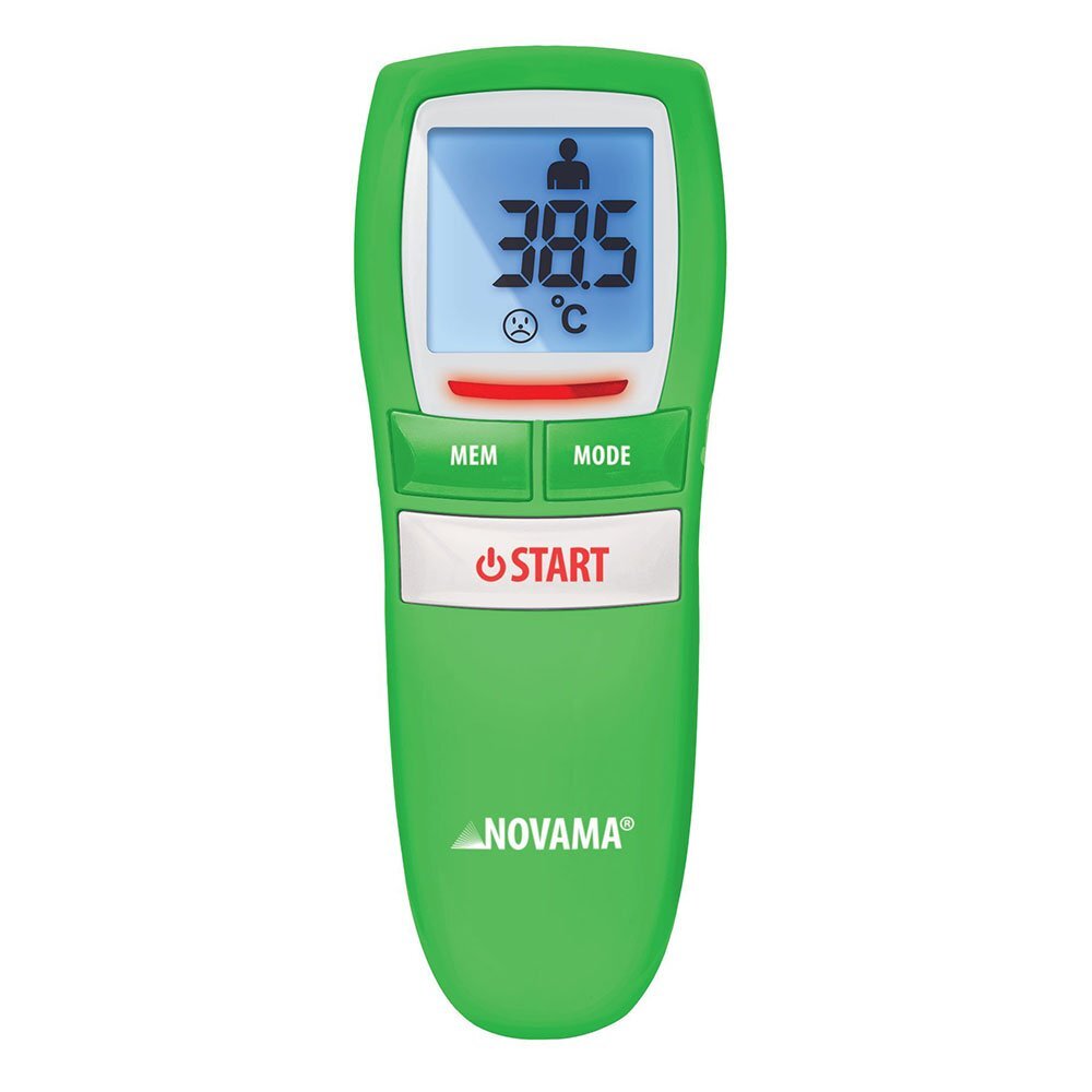 NOVAMA Termometru non-contact Free pentru masurarea temperaturii corpului camerei suprafetei Verde
