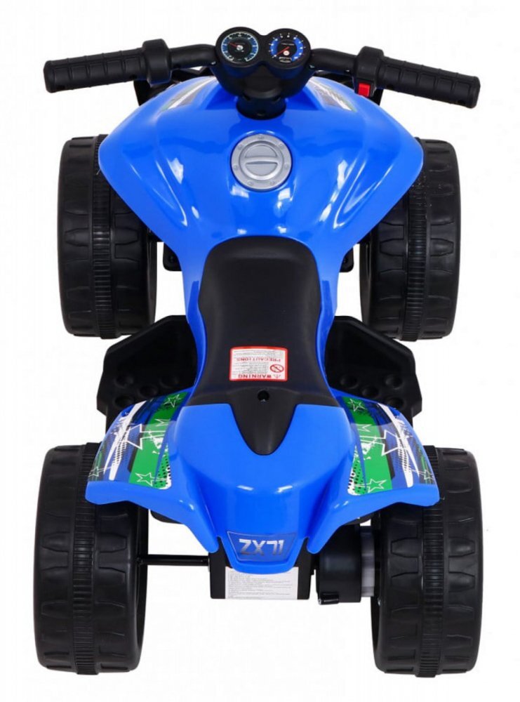 Novokids ATV electric pentru copii Mini Monster Albastru 6V lungime 70 cm greutate admisa 30 kg