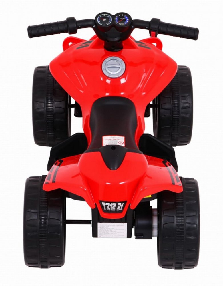 Novokids ATV electric pentru copii Mini Monster Rosu 6V lungime 70 cm greutate admisa 30 kg
