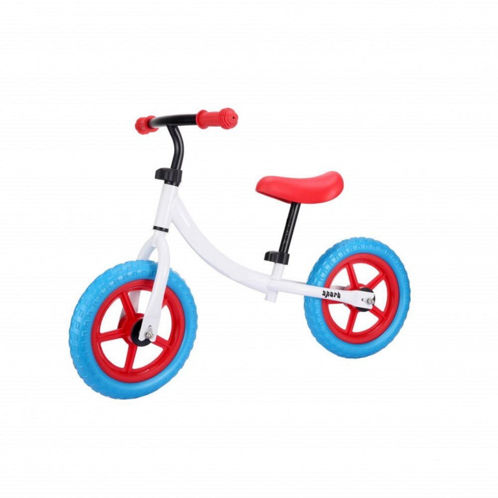 Novokids Bicicleta pentru copii SplendOr Balance Bike 121 Alb pedagogica fara pedale Roti 12 inch 1-5 ani Maxim 30 kg Cadru otel Roti din spuma cauciucata EVA Ghidon si sa reglabile pe inaltime