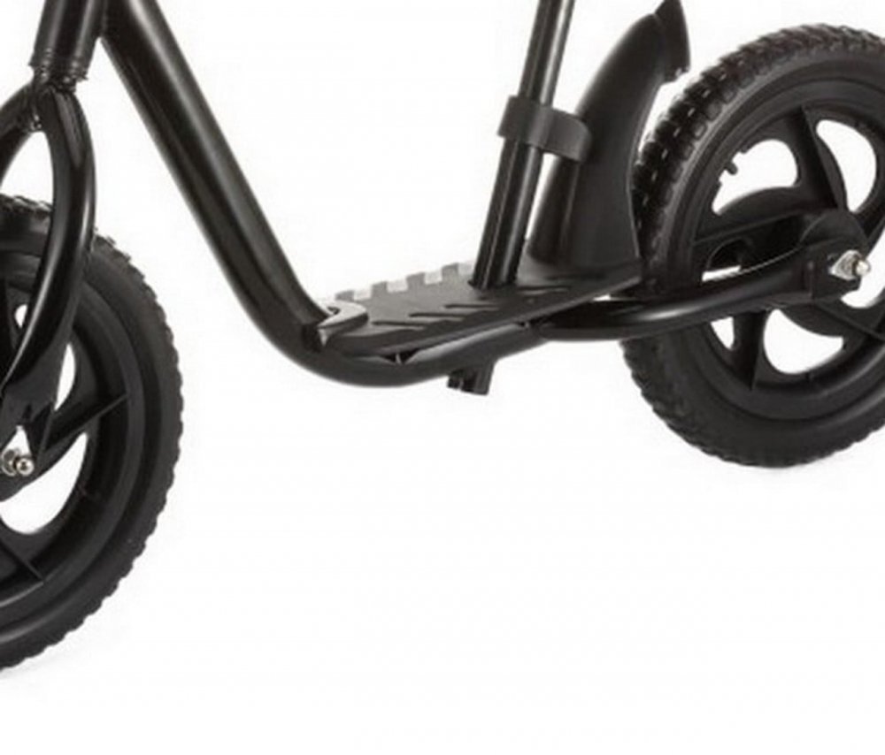 Novokids Bicicleta pentru copii SplendOr Balance Bike 124 Negru pedagogica fara pedale Cu platforma Roti 12 inch 1-5 ani Maxim 30 kg Cadru otel Roti din spuma cauciucata EVA Ghidon si sa reglabile pe inaltime