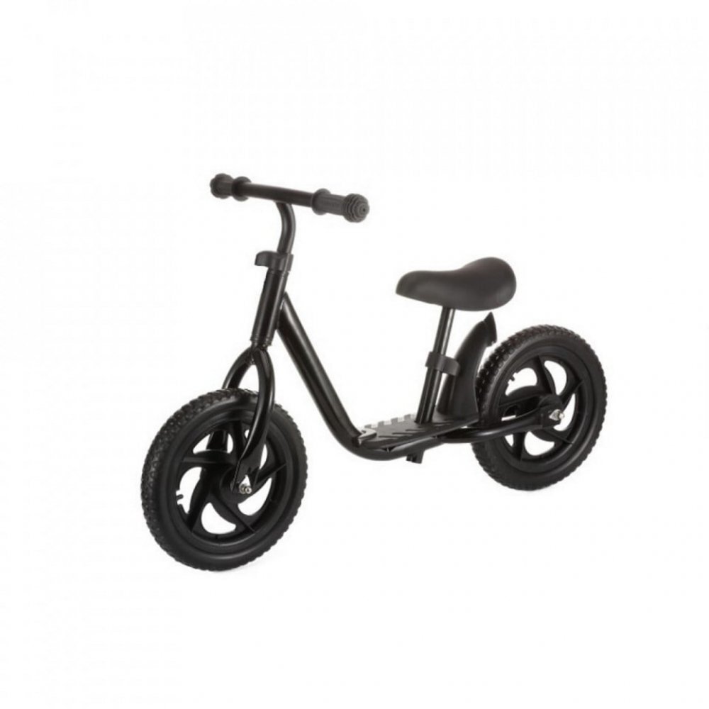 Novokids Bicicleta pentru copii SplendOr Balance Bike 124 Negru pedagogica fara pedale Cu platforma Roti 12 inch 1-5 ani Maxim 30 kg Cadru otel Roti din spuma cauciucata EVA Ghidon si sa reglabile pe inaltime