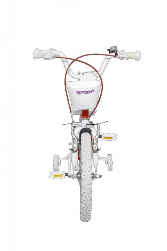 Novokids Bicicleta pentru copii SplendOr PRO Line Edition Rosu Cosulet Roti 16 inch Maxim 35 kg Cadru din otel Roti ajutatoare detasabile Ghidon reglabil pe inaltime