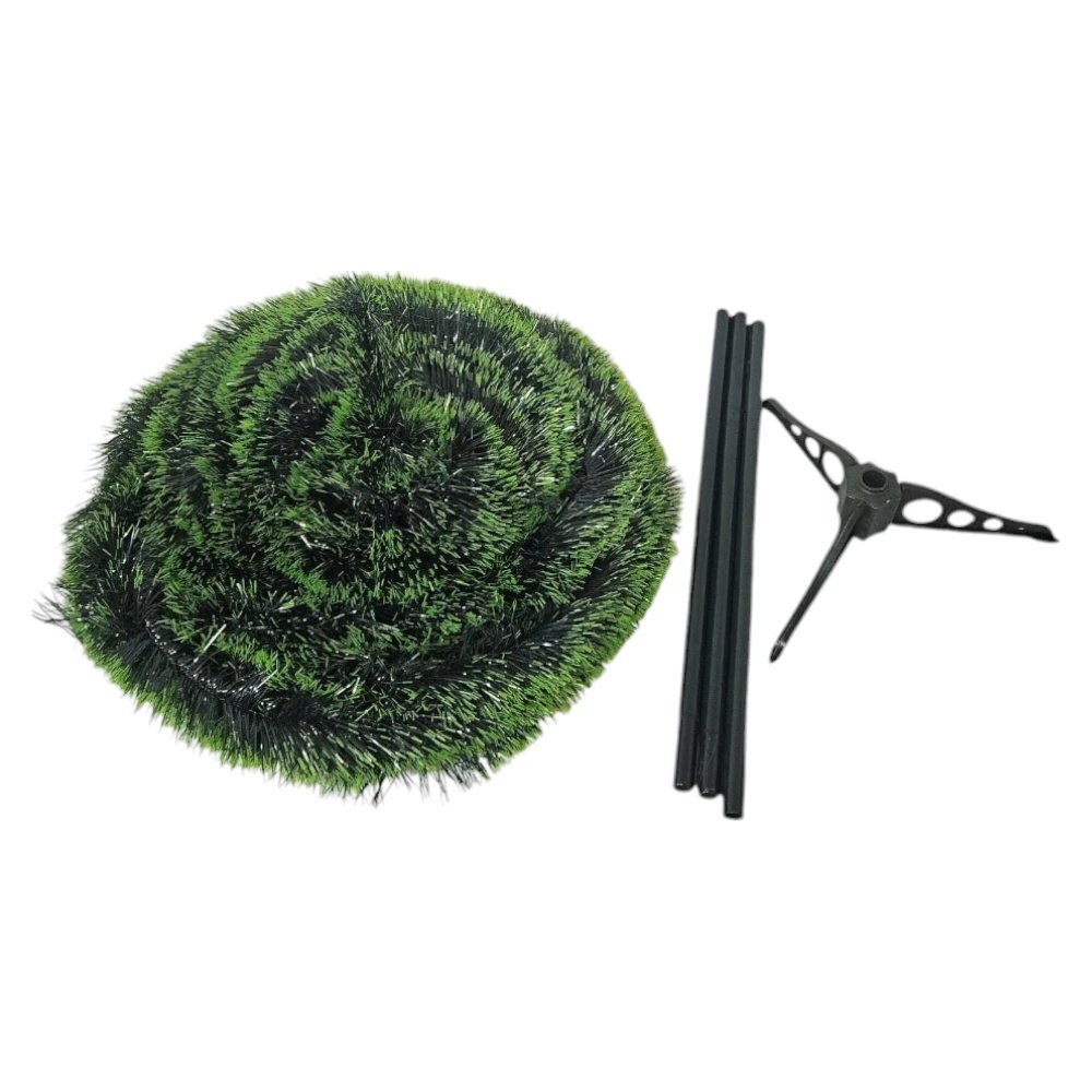 Novokids Brad artificial de Craciun pliabil Pop-up Tree Verde cu ace lungi Inaltime 120 cm Suport inclus Pom de Craciun