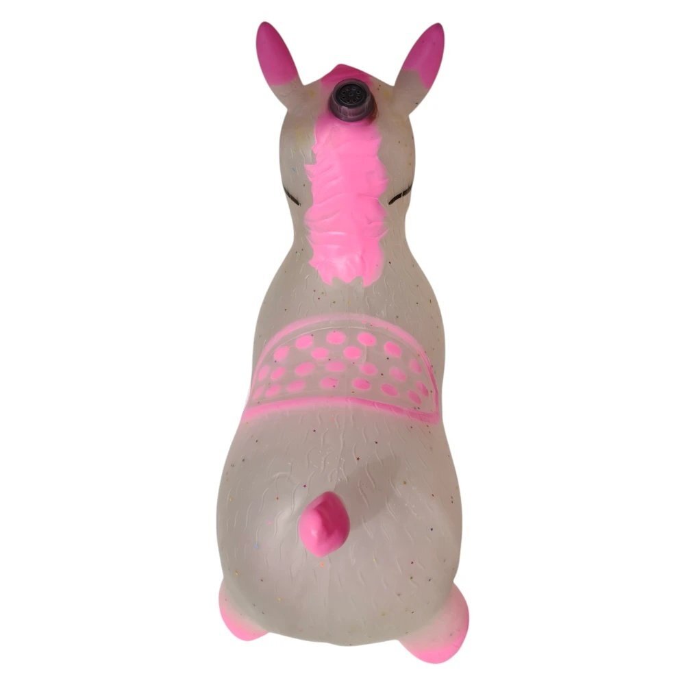 Novokids Calut de sarit gonflabil Jumping Donkey cu sunete si lumini 55x50x25 cm rozgri