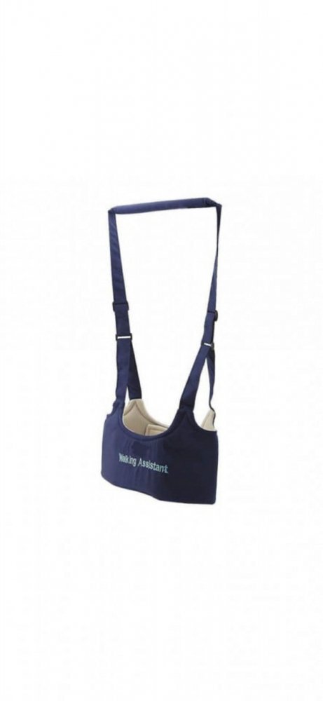 Novokids Ham pentru copii First Walking Assistant Bleumarin cu Maner confortabil Intaritura Material moale Greutate admisa 15 kg Lavabil