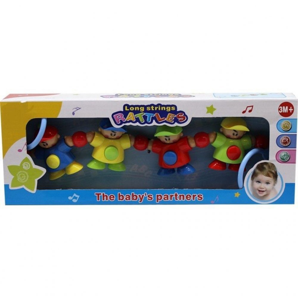 Novokids Jucarie zornaitoare pentru carucior si patut Baby Rattles multicolor