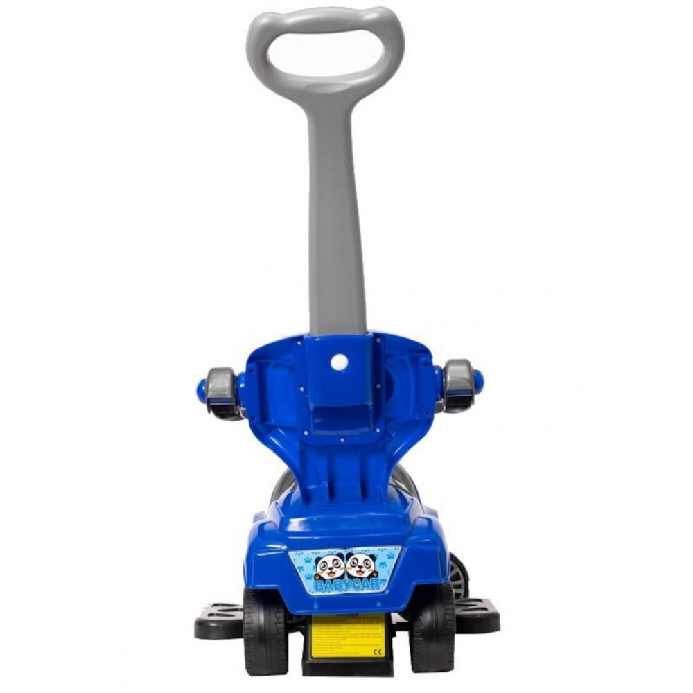 Novokids Masinuta pentru copii BabyCar Albastru cu Melodii Lumini Maner de impins pentru parinti detasabil si bara de protectie Spatiu depozitare Greutate admisa 25 kg