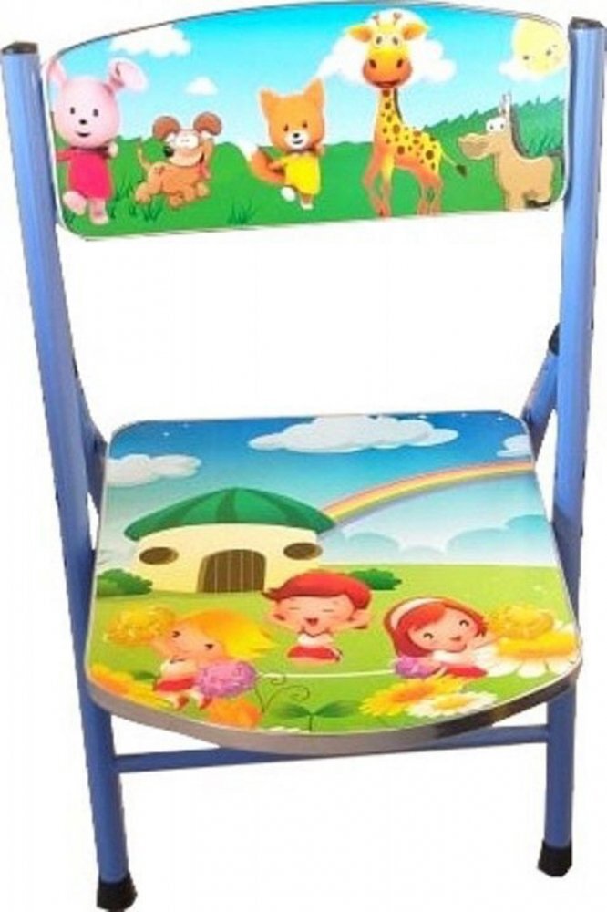 Novokids Masuta pentru copii My first folding table Albastru din MDF pliabila dimensiuni 60X40X56 cm 2 nivele de inaltime suprafata lucioasa