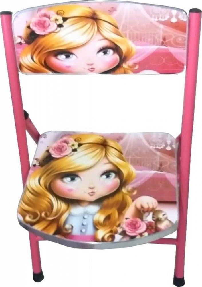 Novokids Masuta pentru copii My first folding table Roz Princess din MDF pliabila dimensiuni 60X40X56 cm 2 nivele de inaltime suprafata lucioasa