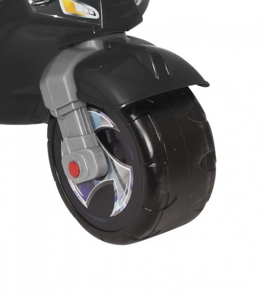 Novokids Motocicleta pentru copii Vespa Scooter Mini Negru fara pedale greutate suportata 30 kg roti late stabilitate mare