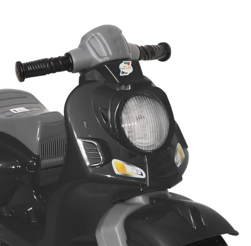 Novokids Motocicleta pentru copii Vespa Scooter Mini Negru fara pedale greutate suportata 30 kg roti late stabilitate mare