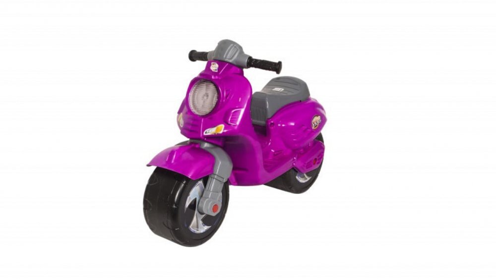 Novokids Motocicleta pentru copii Vespa Scooter Mini Roz fara pedale greutate suportata 30 kg roti late stabilitate mare