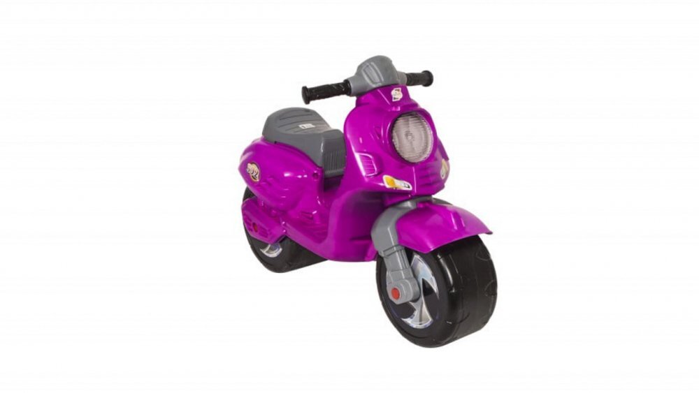 Novokids Motocicleta pentru copii Vespa Scooter Mini Roz fara pedale greutate suportata 30 kg roti late stabilitate mare