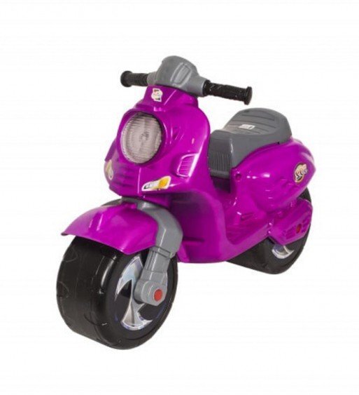 Novokids Motocicleta pentru copii Vespa Scooter Mini Roz fara pedale greutate suportata 30 kg roti late stabilitate mare