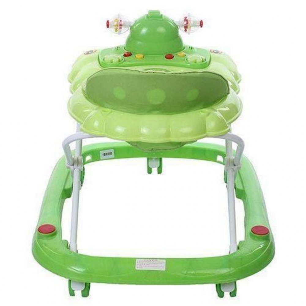 Novokids Premergator pentru copii Duckey Verde cu melodii reglabil in 3 trepte pliabil