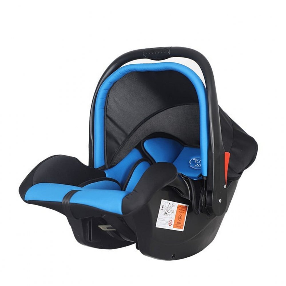 Novokids Scaun auto Safety Shell PRO Albastru Omologare R-129 i-Size Maner reglabil Captuseala confortabila Sistem de prindere in 5 puncte Greutate admisa 13 kg