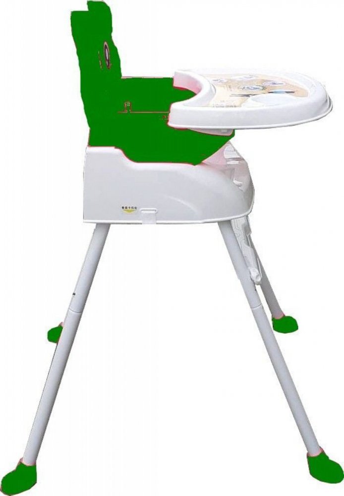 Novokids Scaun de masa pentru copii Teddy Bear Verde 3 in 1 transformabil in scaunel copii functie inaltator scaun 2 trepte de inaltime sezut confortabil masuta detasabila