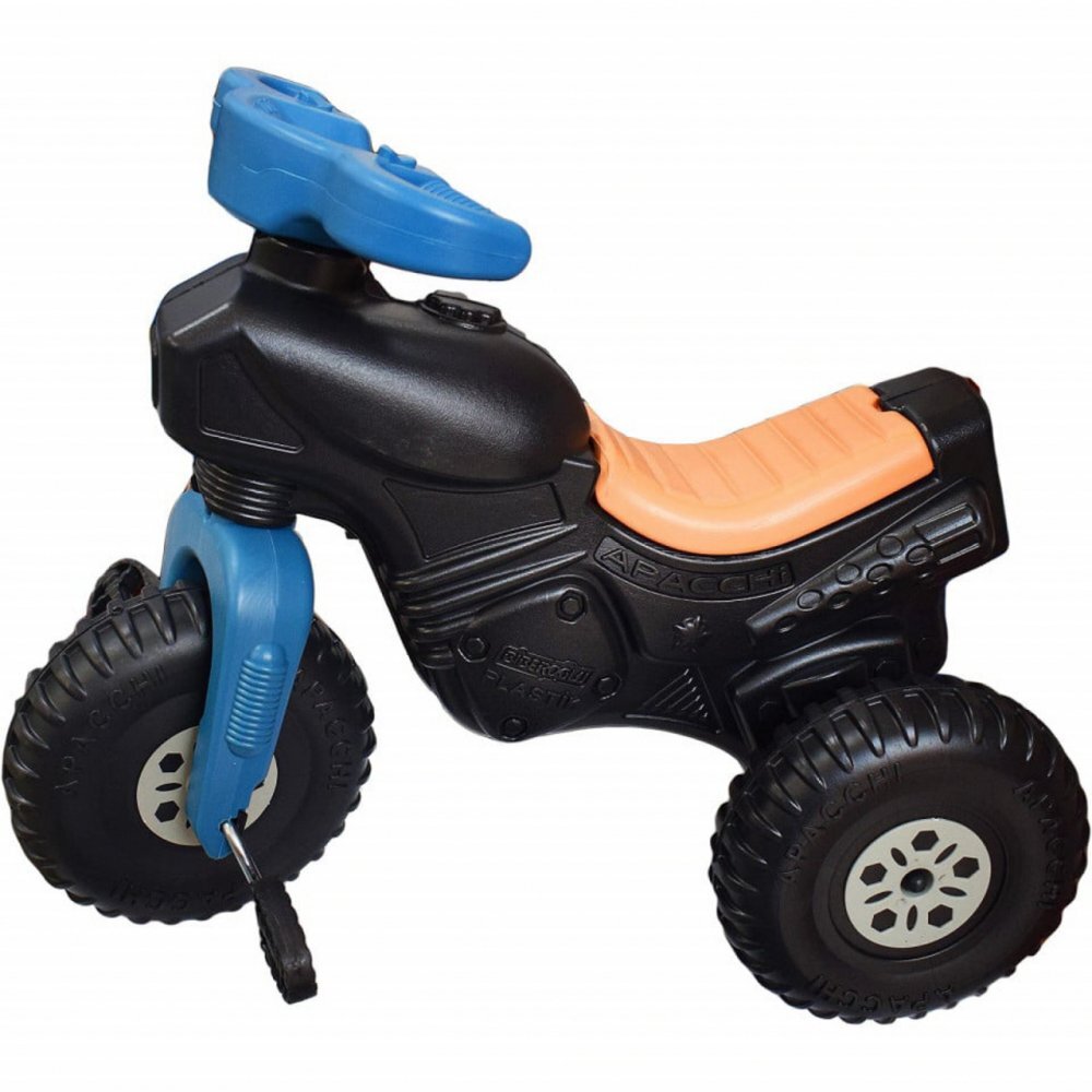 Novokids Tricicleta pentru copii Apacchi Negru cu pedale