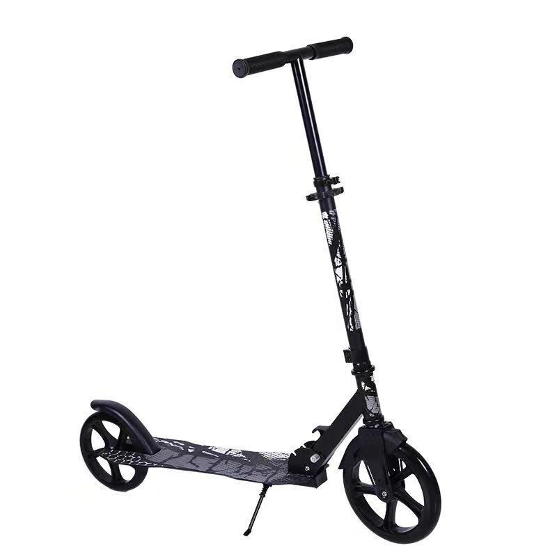 Novokids Trotineta copii si adolescenti Funky Camo PRO Negru Camuflaj maxim 100 kg functie Super Brake diametru roata fata 230 mm