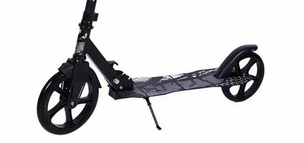Novokids Trotineta copii si adolescenti Funky Camo PRO Negru Camuflaj maxim 100 kg functie Super Brake diametru roata fata 230 mm