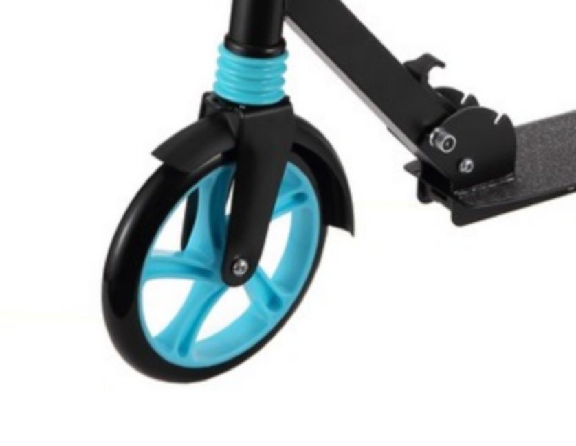 Novokids Trotineta pentru copii si adolescenti Cool Boy Albastru maxim 100 kg functie Super Brake suspensie fata diametru roata 200 mm