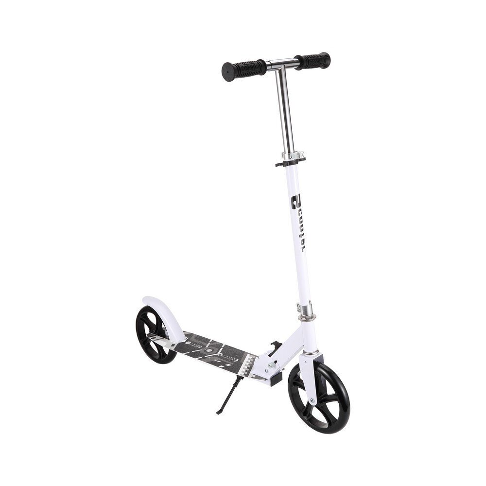 Novokids Trotineta pentru copii si adolescenti Fusion EVO Pro Alb Functie Super Brake Maner reglabil pe inaltime Diametru roata 200 mm Greutate admisa 100 kg