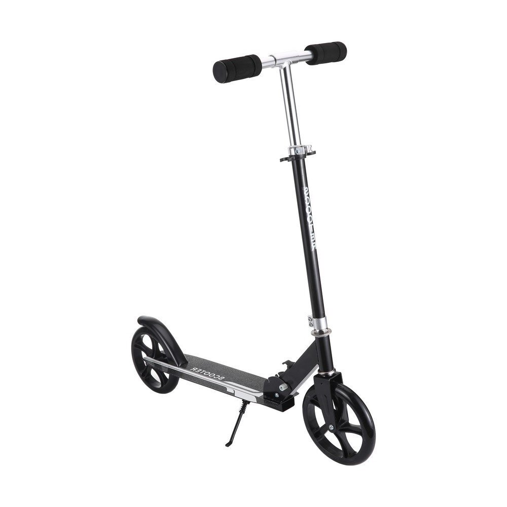 Novokids Trotineta pentru copii si adolescenti Fusion EVO Pro Negru Functie Super Brake Maner reglabil pe inaltime Diametru roata 200 mm Greutate admisa 100 kg