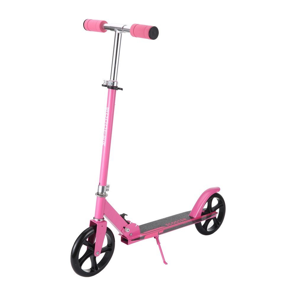Novokids Trotineta pentru copii si adolescenti Fusion EVO Pro Roz Functie Super Brake Maner reglabil pe inaltime Diametru roata 200 mm Greutate admisa 100 kg