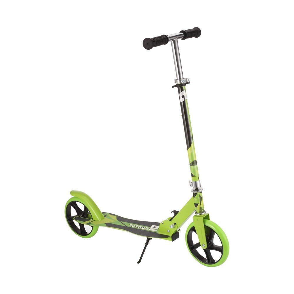 Novokids Trotineta pentru copii si adolescenti Storm Evo Pro Verde greutate suportata 100 kg functie Super Brake maner reglabil pe inaltime diametru roata 200 mm