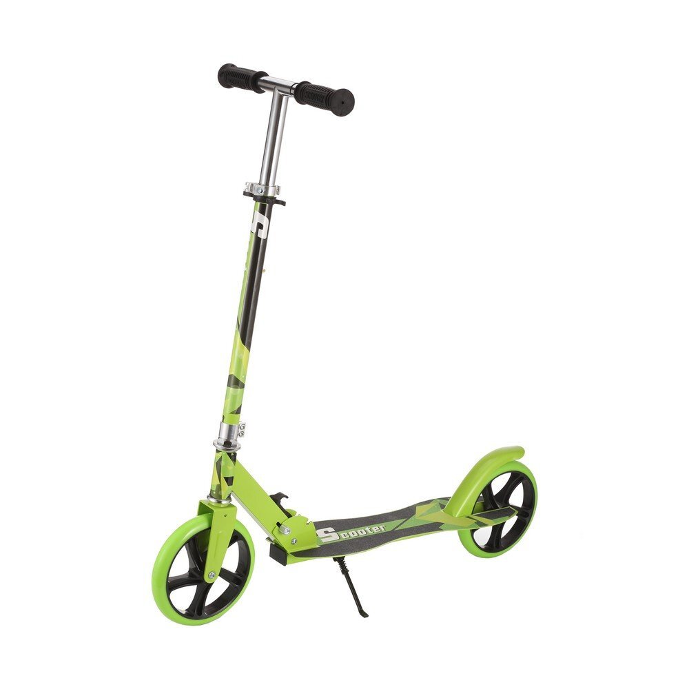 Novokids Trotineta pentru copii si adolescenti Storm Evo Pro Verde greutate suportata 100 kg functie Super Brake maner reglabil pe inaltime diametru roata 200 mm