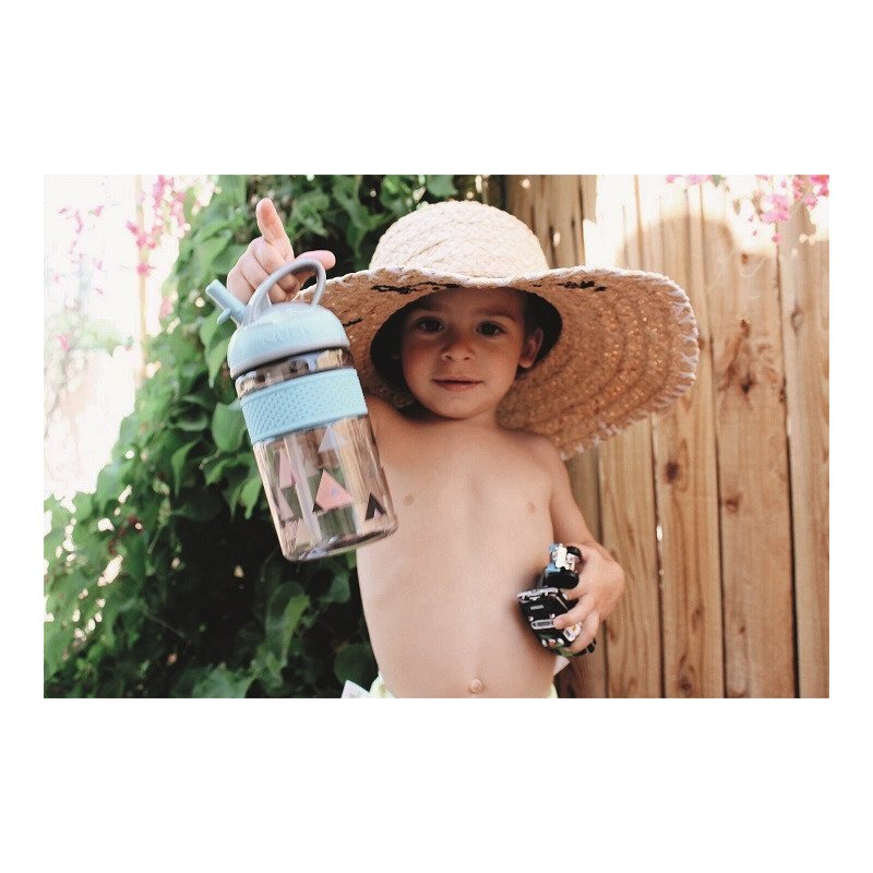 NUBY Cana 2 in 1 cu pai incorporat 360 ml Albastru